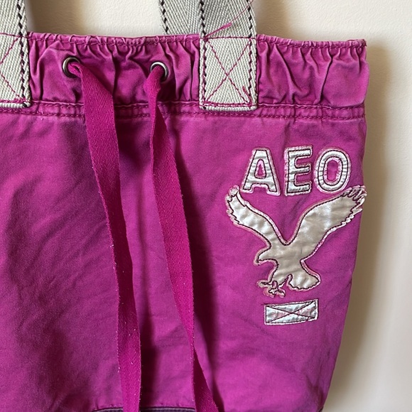 American Eagle Tote Bag - Fuchsia - Picture 3 of 12